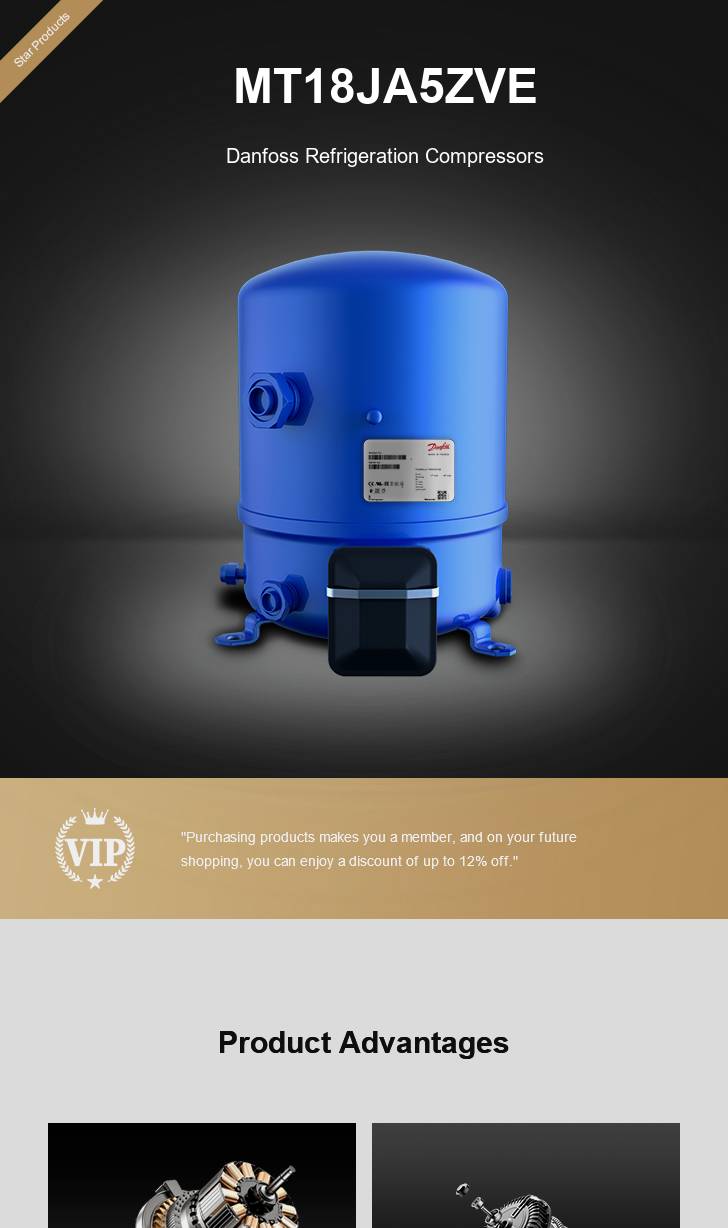 Danfoss Compressor MT18JA5ZVE, technical parameters pdf, structure diagram